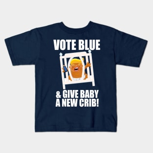 USA Election 2020 Trump Baby Blimp With His New Crib Kids T-Shirt